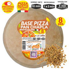Prepizza familiar a la leña Pan Chapla 35 cm. aprox.