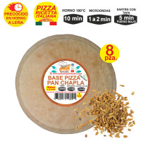 Prepizza Mediana a la leña al Tipo pan chapla 26 cm. aprox. 